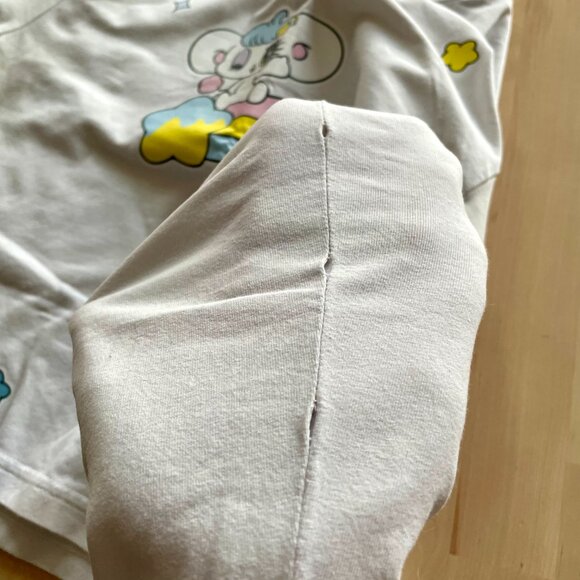 Teddy Fresh x Yurie Sekiya Women's Cute Kawaii Japanese Mock Neck Blouse Top - Picture 7 of 8